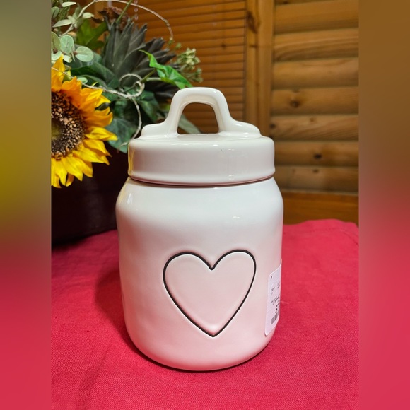Rae Dunn Heart Canister - Picture 1 of 4